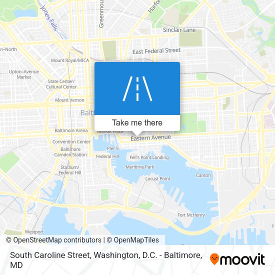 Mapa de South Caroline Street