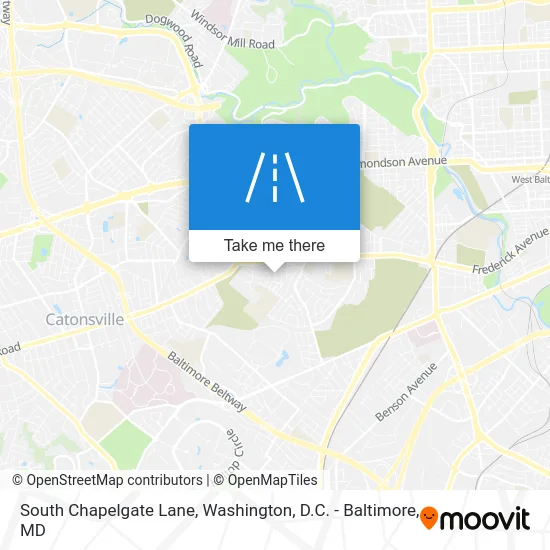 South Chapelgate Lane map