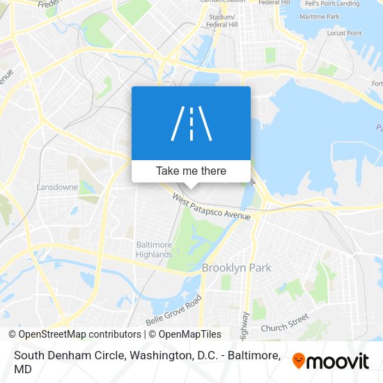 Mapa de South Denham Circle
