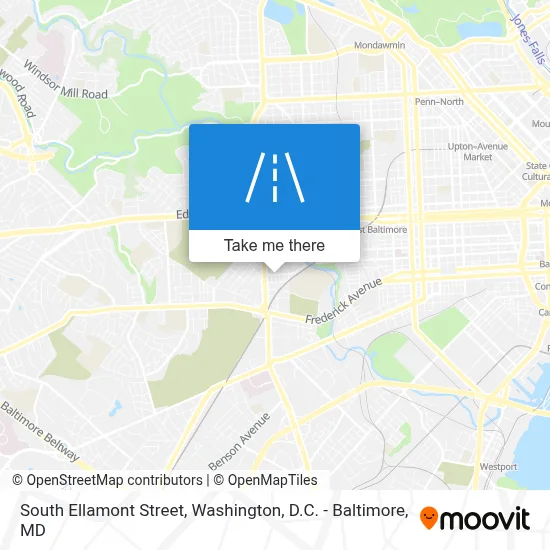 South Ellamont Street map