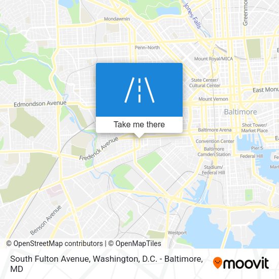 South Fulton Avenue map