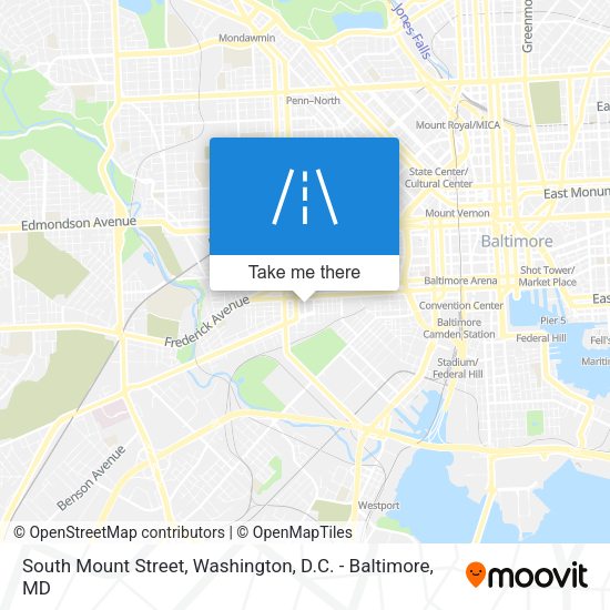 Mapa de South Mount Street