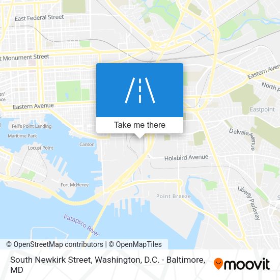 South Newkirk Street map