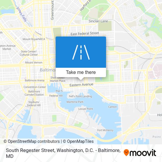 Mapa de South Regester Street
