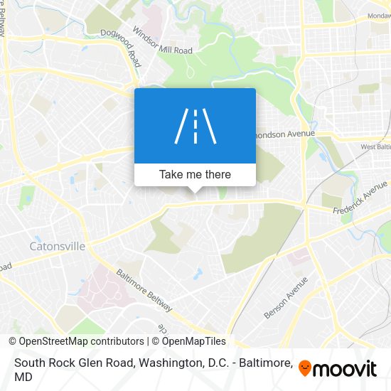 Mapa de South Rock Glen Road