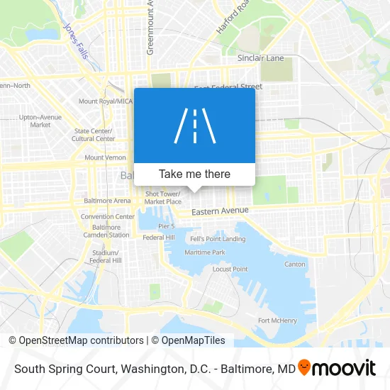 South Spring Court map