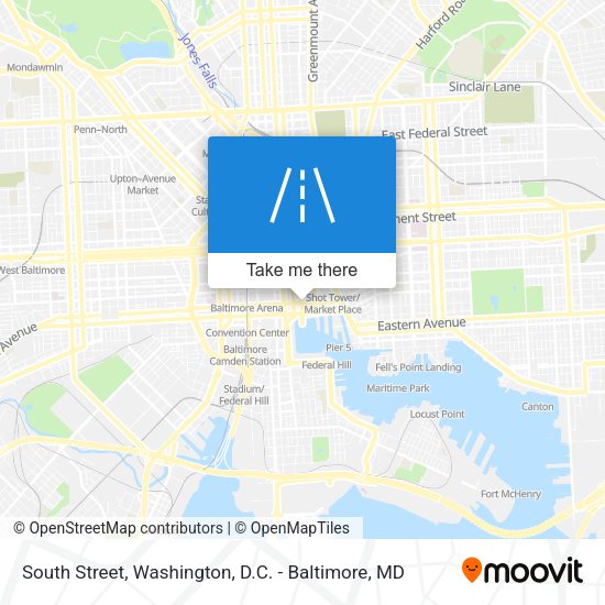 South Street map