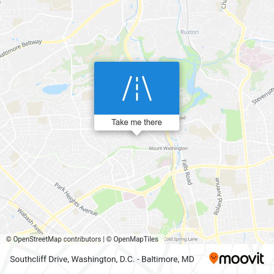 Mapa de Southcliff Drive