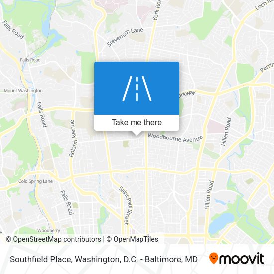Southfield Place map