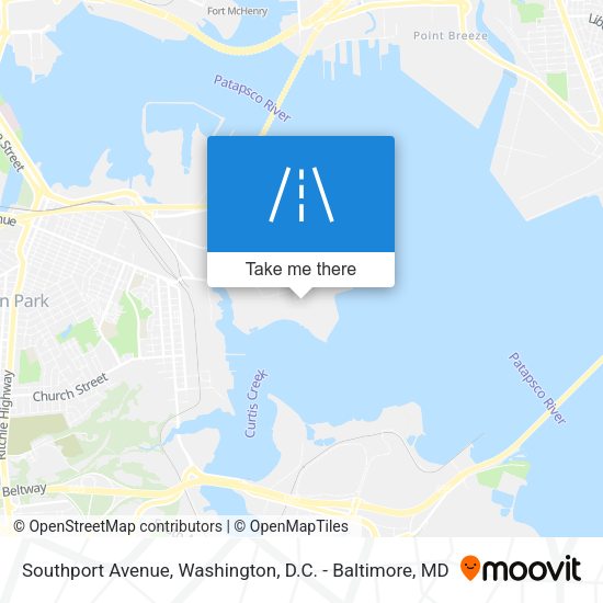 Southport Avenue map