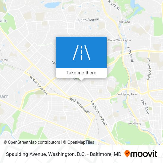 Spaulding Avenue map