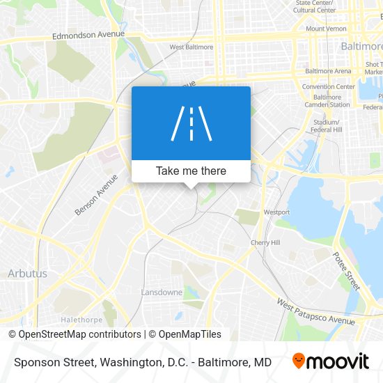 Sponson Street map
