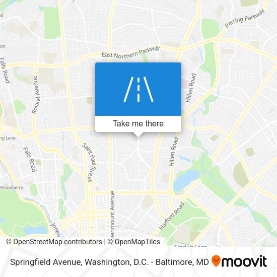 Mapa de Springfield Avenue