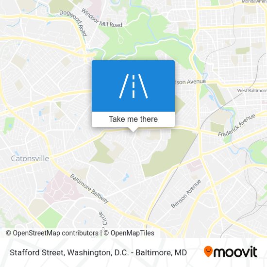 Mapa de Stafford Street