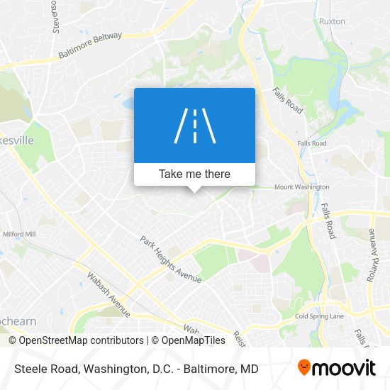 Steele Road map
