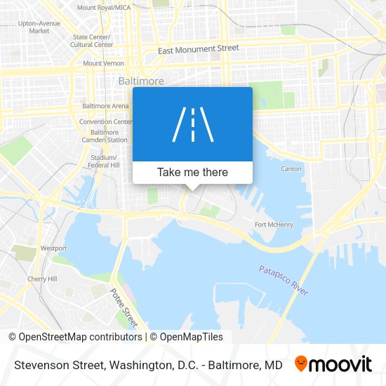 Stevenson Street map