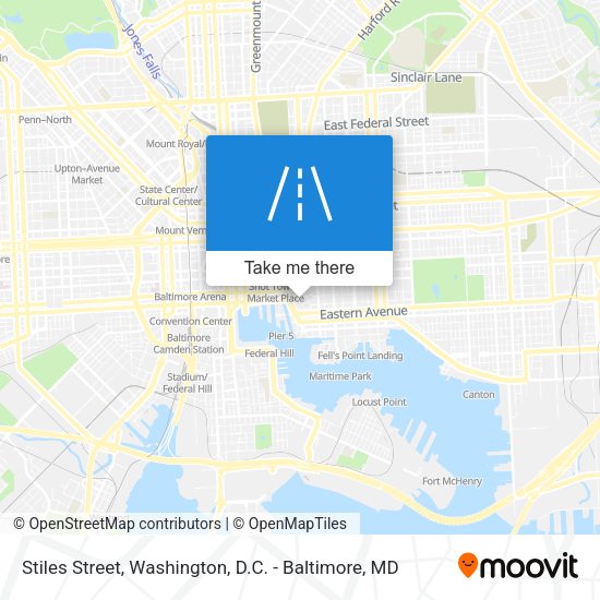 Stiles Street map