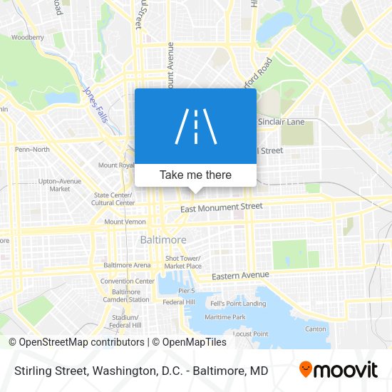 Stirling Street map