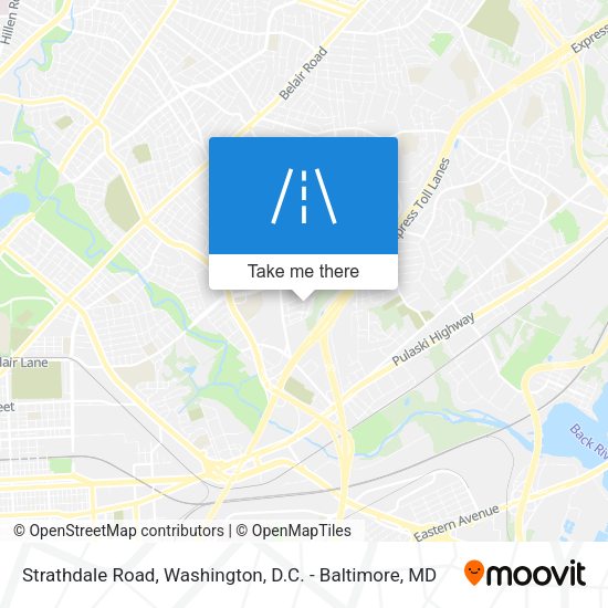 Strathdale Road map