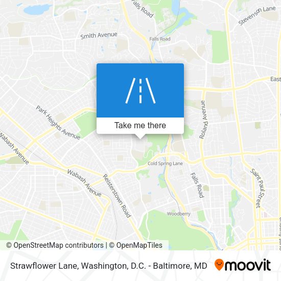 Mapa de Strawflower Lane