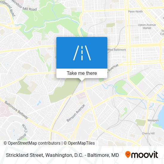 Mapa de Strickland Street