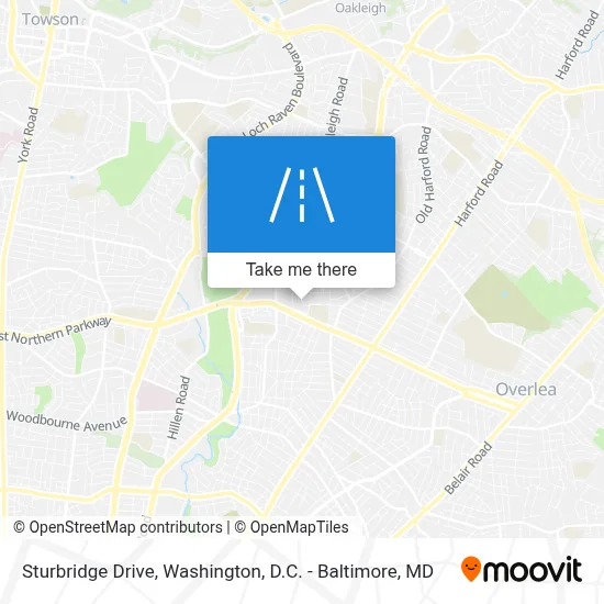 Sturbridge Drive map