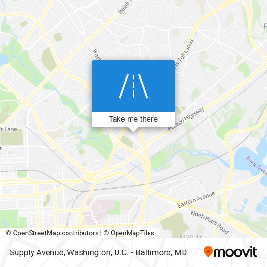 Mapa de Supply Avenue