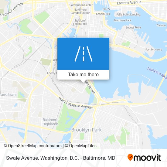 Swale Avenue map