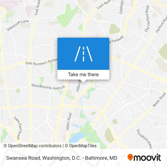 Swansea Road map