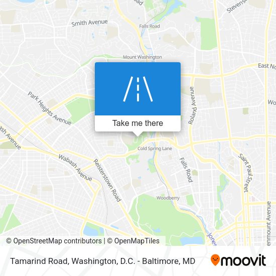 Tamarind Road map