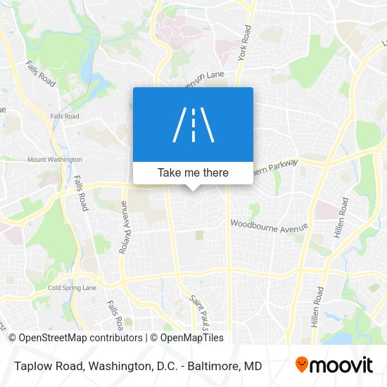 Taplow Road map