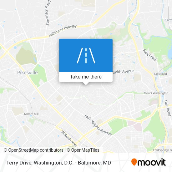 Terry Drive map