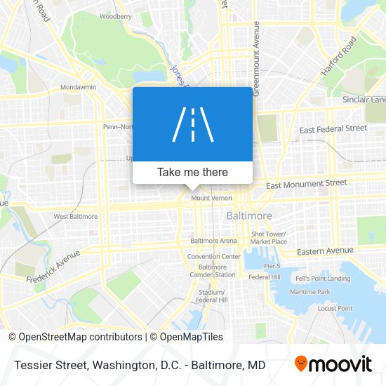 Tessier Street map