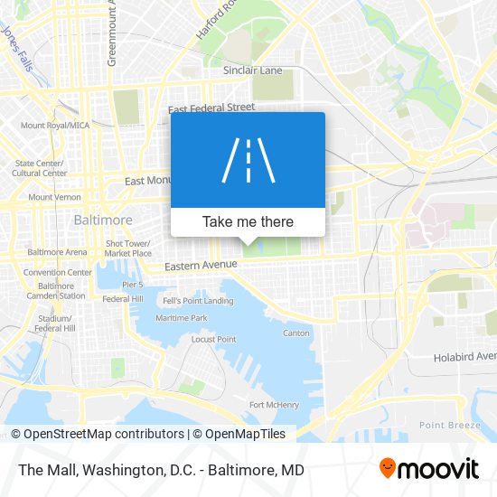 The Mall map