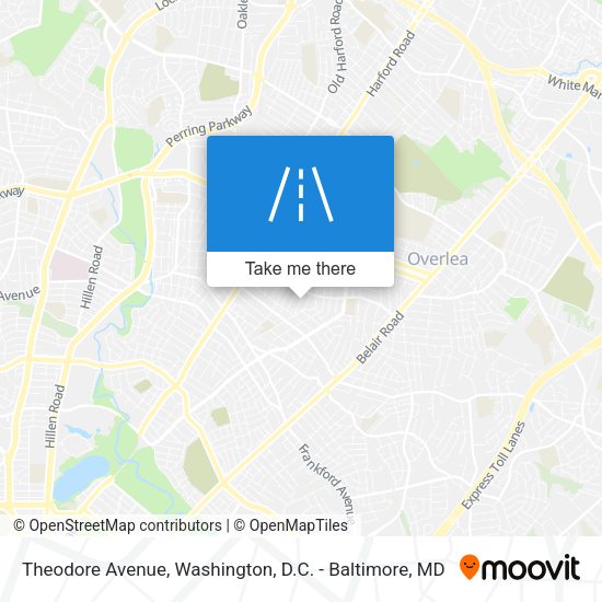 Theodore Avenue map