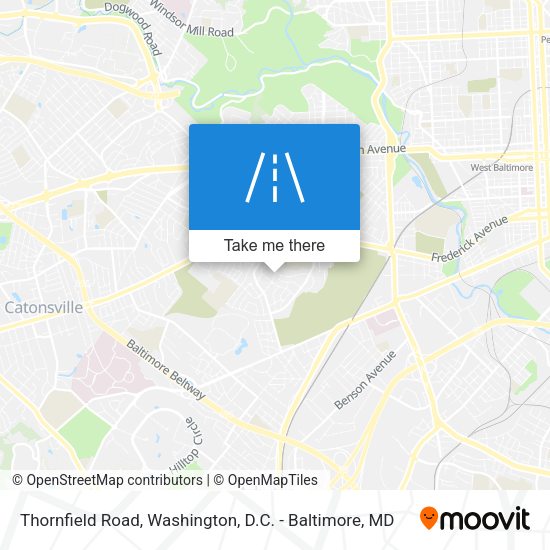Mapa de Thornfield Road