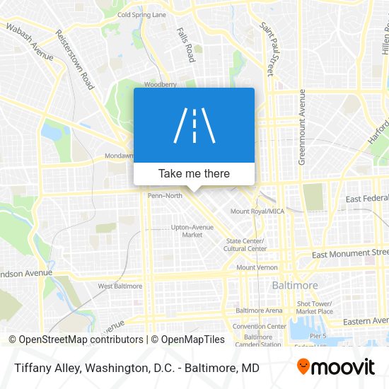 Tiffany Alley map