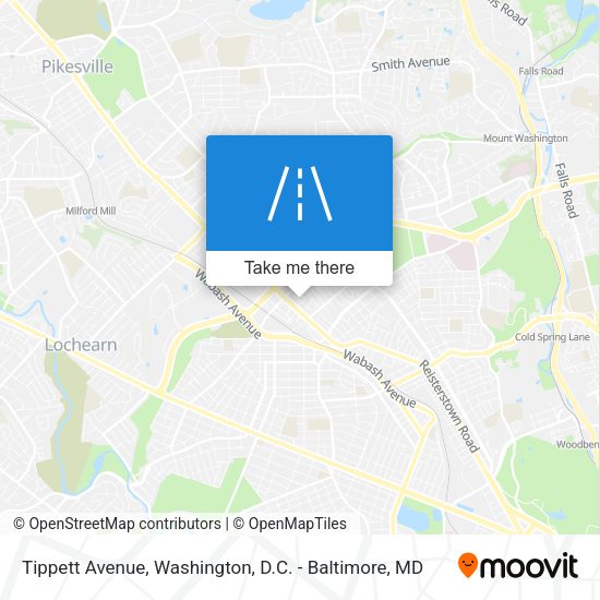Mapa de Tippett Avenue