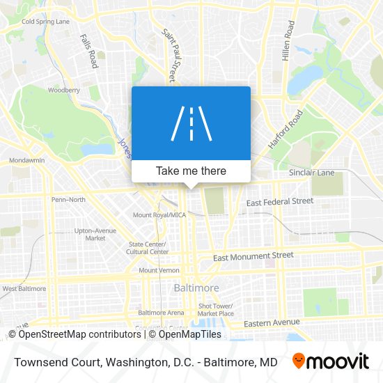 Townsend Court map
