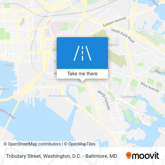 Mapa de Tributary Street