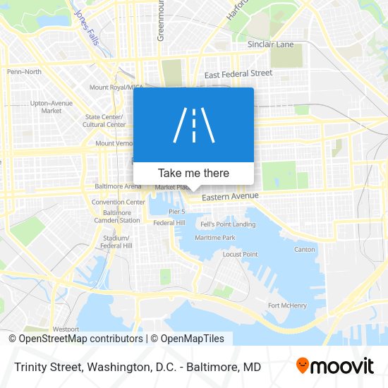 Trinity Street map