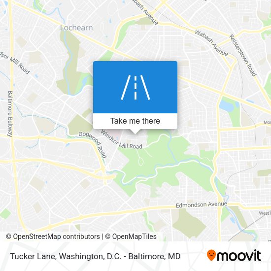 Tucker Lane map