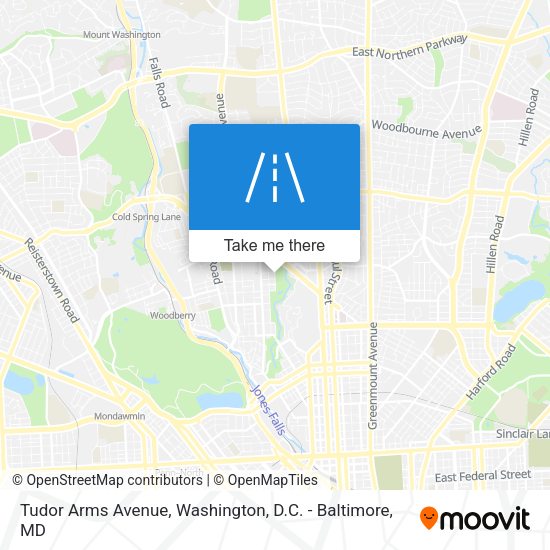 Tudor Arms Avenue map