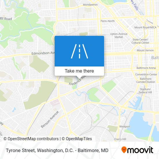 Mapa de Tyrone Street