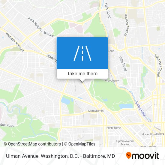 Ulman Avenue map
