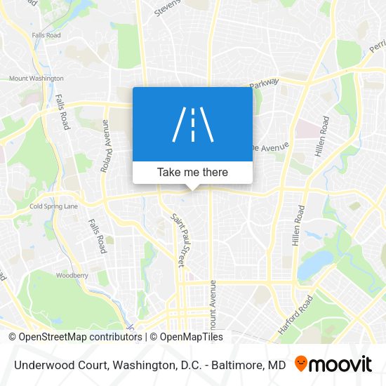 Underwood Court map