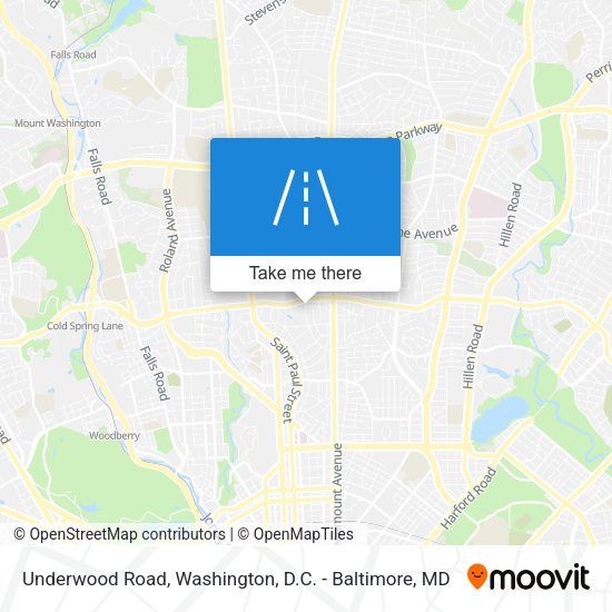 Mapa de Underwood Road