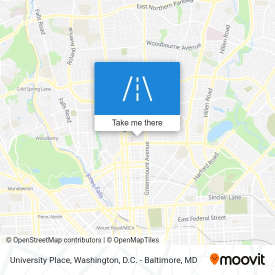 Mapa de University Place