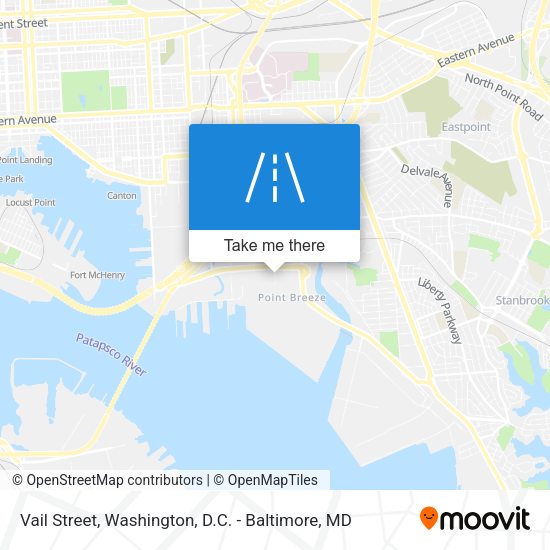 Mapa de Vail Street