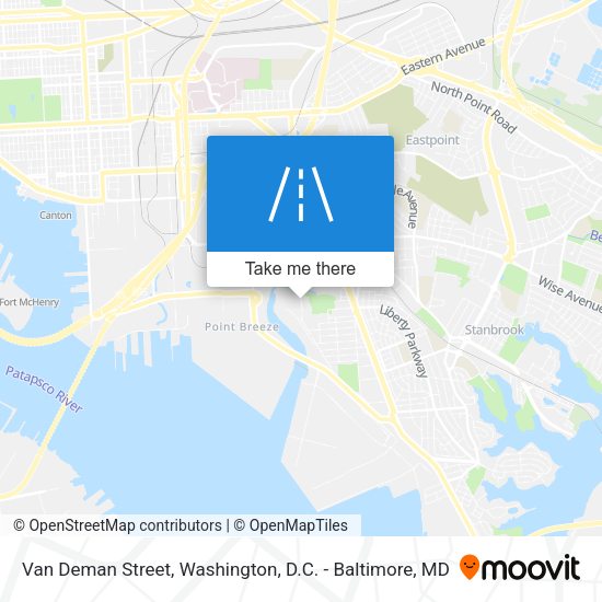 Van Deman Street map